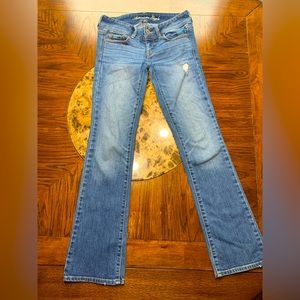 Size 2 American Eagle Low Waisted Boot Cut Jeans